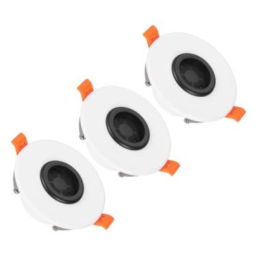 Imagem de PATIKIL Pacote com 3 portas de passagem, cabo com trava de mola, kit de gerenciamento de cabos de parede para instalação de fios de alto-falante de TV, branco fosco