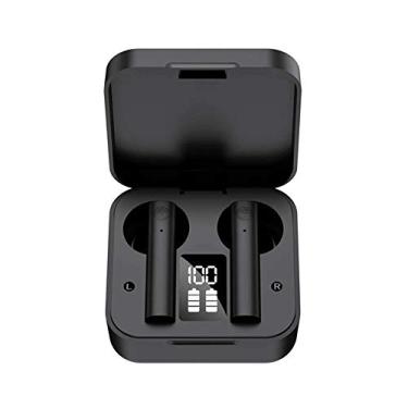 Imagem de Fones de ouvido X9 TWS intra-auriculares BT com som estéreo Controle de toque Fones de ouvido esportivos à prova d'água Visor digital LED Fones de ouvido com chamadas viva-voz com