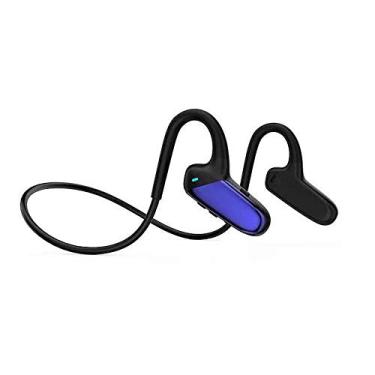 Imagem de Fone de ouvido, Romacci F808 Fone de ouvido de condu??o óssea sem fio Fone de ouvido Bluetooth 5.0 Fone de ouvido esportivo à prova d'água USB recarregável com microfone para dirigir Ciclismo Corrida