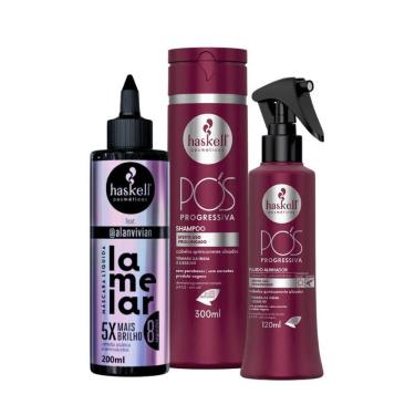 Imagem de Kit Máscara Líquida Lamelar + Pós Progressiva Haskell