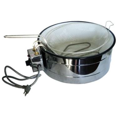 Imagem de Fritadeira Elétrica 3 litros 110V Redonda Distak, 110V