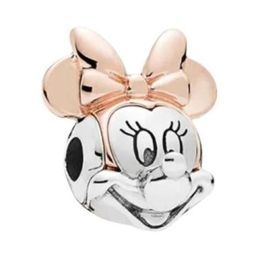 Imagem de Charm De Prata Esterlina 925 Da Disney Para Pulseira Mickey Minnie, Be