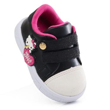 Imagem de Tênis Infantil Feminino Hello Kitty by WorldColors - Preto/pink-Feminino