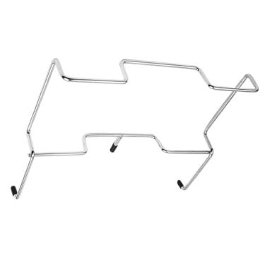 Imagem de LIOOBO Suporte de saco de lixo para acampamento para uso ao ar livre, bolsa de lixo para mesa de lixo, forro de acampamento, bolsa de transporte, cabide, lixeira, grande, dobrável, suprimento de pia