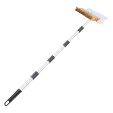 Imagem de IEUDNS Escova de Limpeza para Forno de Pizza com Escova de Arame de Cobre para Grelha, Acessório Profissional para Restaurantes, Haste de aço Inoxidável Resi, 2,0 m