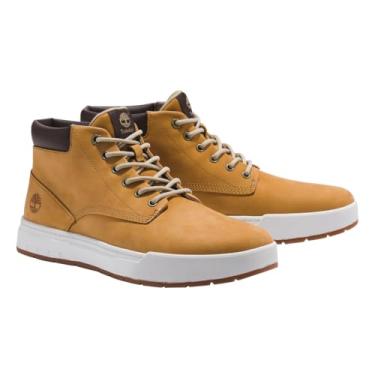 Imagem de Timberland Bota Chukka masculina de couro Maple Grove, Trigo, 8 Wide