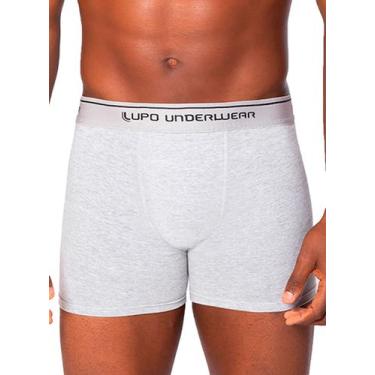 Imagem de Cueca Boxer Lupo 00784-058 Masculina Lisa Algodão T. P/GG, M, 8000, Ci