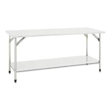 Imagem de Mesa Total Aço Inox 304 Fritomaq 150x70cm Prateleira