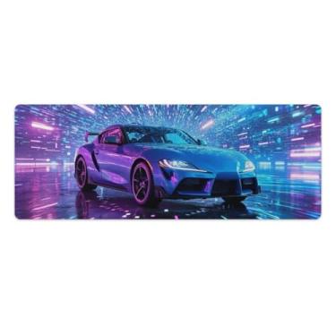 Imagem de HouLaiZhe JDM CarsSUP SportsFutureSci-Fi Gaming Mouse Pads JDM Car Desk Pads Grandes Mousepads para teclado de mesa tapete de computador 30 x 80 cm