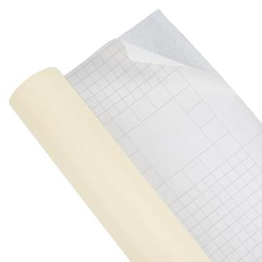 Imagem de BENECREAT Forro de prateleira autoadesivo, forro de armários de 10 m x 40 cm, forro de gaveta antiderrapante para prateleiras de bancadas de despensa de cômoda, chiffon limão