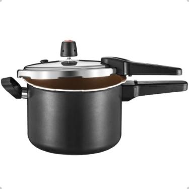 Imagem de Panela De Pressão 4,5 Litros Antiaderente Fechamento Externo