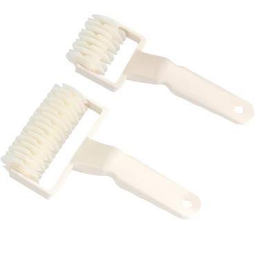 Imagem de HEEPDD Cortador de Massa de Treliça de Massa, Perfeito para Tortas e Biscoitos, Alça Ergonômica, Ideal para Cortador de de de Cozimento Doméstico, Material ABS, Cozinha (S e L)