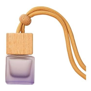 Imagem de predolo Frasco Difusor de Aromatizador de Ar para Carro, Frasco de Vidro Vazio de 8ml para Perfume ou Óleo Essencial, Pingente para Decoração Automotiva, Tolet