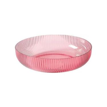 Imagem de Fruteira Prato de frutas tigela de frutas grande placa decorativa casa lanche placa de lanche prato de doces prato de frutas Decoração de mesa(Pink)