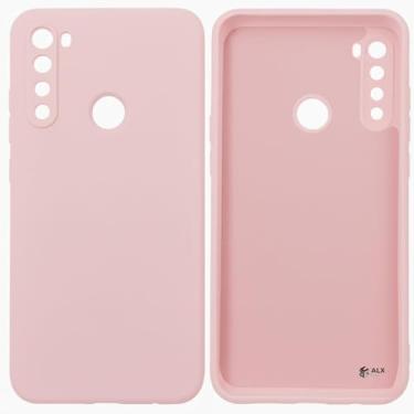 Imagem de Capa Capinha Compatível Redmi Note 8 Silicone Aveludado Premium (ROSA IOGURTE)