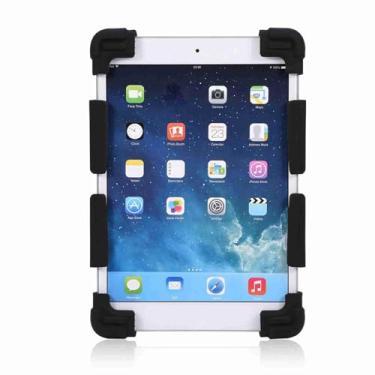 Imagem de Generic Protetor Universal à Prova de Choque Ajustável de Silicone para Tablet para, Dissipação de Calor Antiderrapante à Prova de Poeira para Tablets de 9 a 12 Polegadas (7,9-9 polegadas)