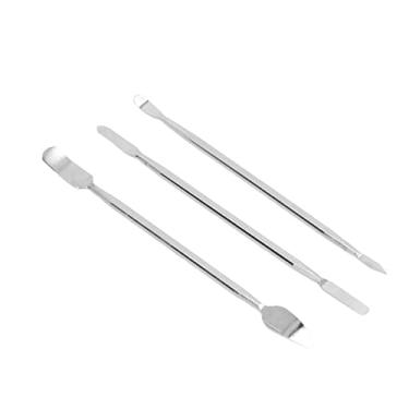 Imagem de Generic Kit Universal de Spudger de Metal, Ferramenta de Alavanca de Abertura Forte para Tablet Prata 3 Peças para Entusiastas de Faça você Mesmo