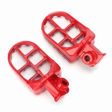 Imagem de Generic Conjunto de Pedais de Apoio para Pés de Alumínio Antiderrapante para Motocicleta, Pedais Confiáveis ​​adequados para Apto para, Tábuas de Piso de Motocicleta de Fácil Instalação, 2 Peças