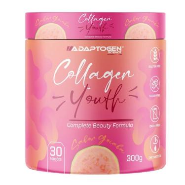 Imagem de Colágeno Youth 300g Verisol Adaptogen Cabelo, Pele e Unha Sabor:Goiaba;Tamanho:Único;Gênero:Unissex-Unissex