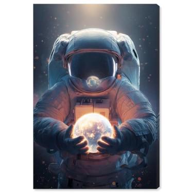 Imagem de Arte de parede de astronauta com impressão em tela Last Light por Art Remedy, Gallery Wrapped, 40,6 x 61 cm