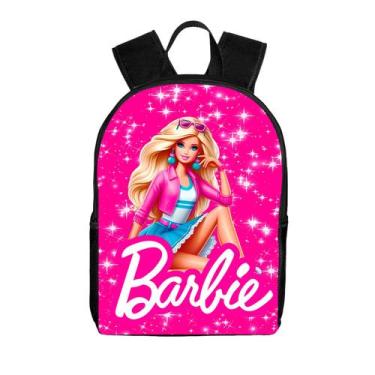 Imagem de Mochila Escolar Reforcada Infantil BARBIE 20KG Confortável - LC BRASIL