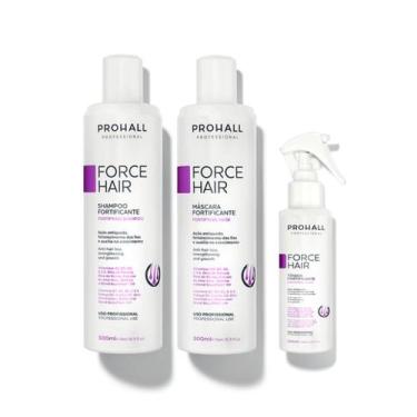 Imagem de Kit Force Hair ProHall Força e Crescimento Acelerado Antiqueda - ProHa