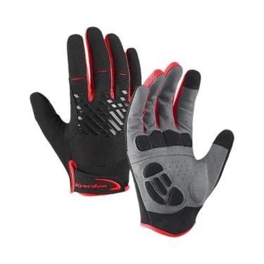 Imagem de Luvas De Ciclismo MTB Masculinas Respiráveis Com Dedos Completos E Tel