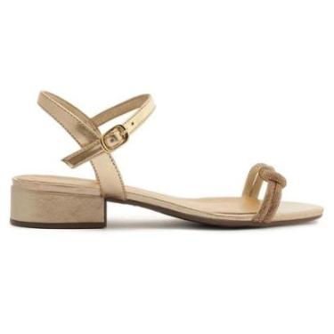 Imagem de SANDÁLIA FEMININA ANACAPRI STRASS TIRA NÓ SALTINHO C301140104-Feminino