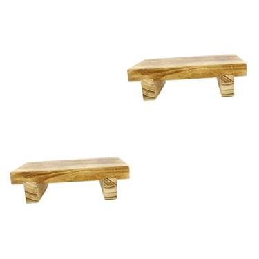 Imagem de Banqueta de cabeceira de 2 peças Banqueta de degrau para adulto Banqueta de degrau para descanso de pés de escritório Banqueta de degrau de quarto Banqueta de degrau leve Banqueta de degrau Móveis par