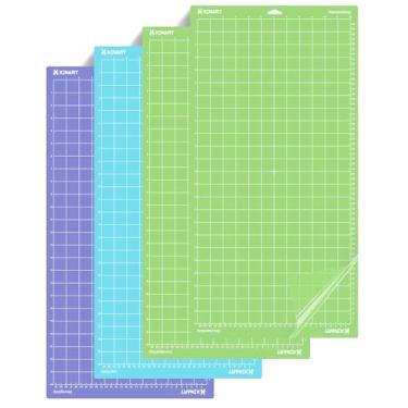 Imagem de Xinart Tapete de corte para Cricut Maker 3/Maker/Explore 3/Air 2/Air/One 12x64 polegadas 4 tapetes adesivos de corte acolchoado (2 x padrão、Lightgrip、Stronggrip)