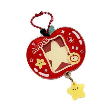 Imagem de Porta-Cartões De Acrílico De 1 Polegada Para Chaveiro, Suporte Para Ca