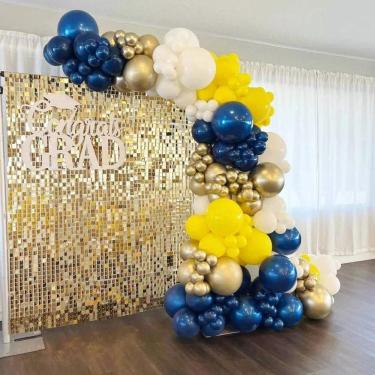 Imagem de 1 Placa Painel Shimmer Wall Muro Lantejoula Festa Cor 30X30