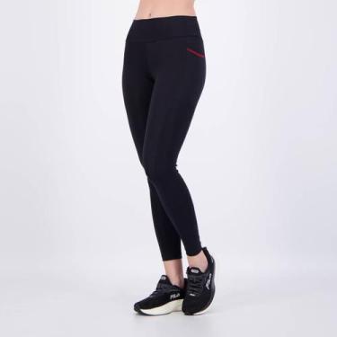 Imagem de Calça Legging Flamengo Talante Feminina Preta, M