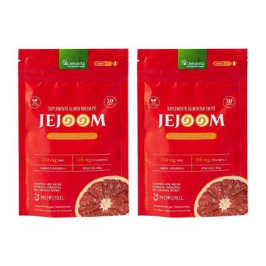 Imagem de Kit 2x Jejoom Com Extrato de Laranja Moro, Nac, Vitamina C, Hibisco, Zinco, Pimenta Preta-Unissex