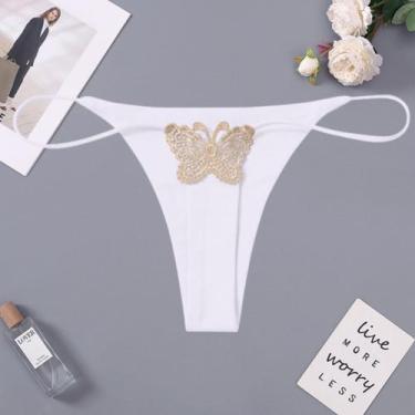 Imagem de Tanga Calcinha Sem Costura Nylon Malha Confortável Diário - Zhenshangm