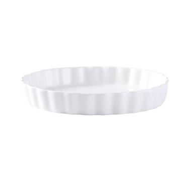 Imagem de Assadeira de pizza assadeira de cerâmica forno doméstico forno micro-ondas prato especial molde de bolo de cozimento resistente a altas temperaturas prato de arroz de queijo caçarola para forno