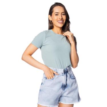 Imagem de Blusa Feminina Biamar Canelada Verde Claro-Feminino