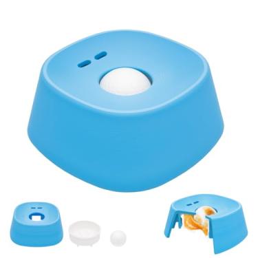 Imagem de ZJRDYYK Tigela para lamber cães com bola, 2026 novos brinquedos para cães e gatos para alimentos líquidos, tigela de alimentação lenta para distribuição de alimentos, alimentação saudável