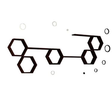 Imagem de Prateleiras flutuantes, prateleiras de parede, prateleiras suspensas, conjunto de 8 como cubo, estante de armazenamento, unidade de exibição, moldura moderna, decoração de parede