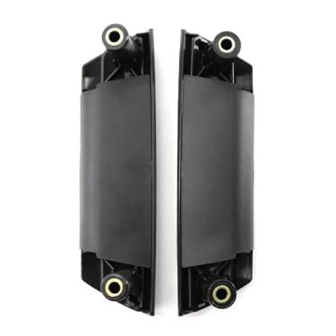 Imagem de 2 pçs porta interior do carro puxar alça capa guarnição padrão de fibra de carbono 7h0867179 Compatível com vw t5 multivan 2009-2015