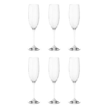Imagem de Taça Espumante Fizzy Cristal Haus 220 ml com 6 Peças