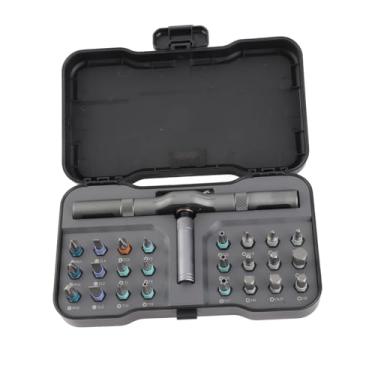 Imagem de Conjunto de chaves de fenda catraca 24 em 1 ferramenta de reparo multiuso com alça RS1 para manutenção doméstica