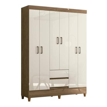 Imagem de Guarda Roupa Casal Fit 6 Portas e 2 Gavetas - Santos Andirá