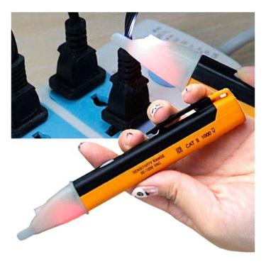 Imagem de Detector Tensao Led Medidor Ferramentas Sonoro Luminoso