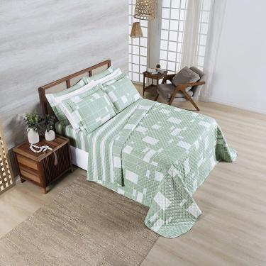 Imagem de Cobre Leito Afeto 400 Fios Queen 03 Peças 100% Poliéster - Adria