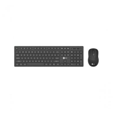 Imagem de Kit Teclado E Mouse Lecoo Kw201 Sem Fio Preto