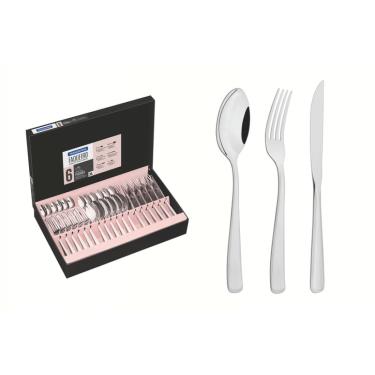 Imagem de Faqueiro Tramontina Pacific Inox Facas para Churrasco 36 Peças