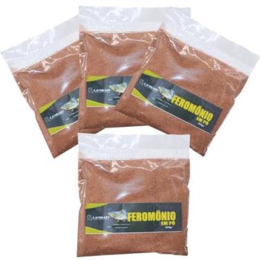 Imagem de 4 Feromonio Em Po Atrativo Peixe Tilapia Pacu Piapara Piau - Lambari