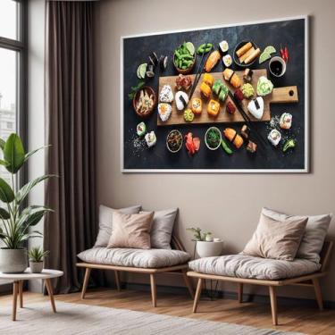 Imagem de Quadros Decorativos com Moldura Shushis Cozinha para Sala Quarto e Esc