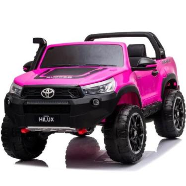 Imagem de Carrinho Elétrico Infantil Licensed Toyota Hilux 12V 4x4 2 assentos mo